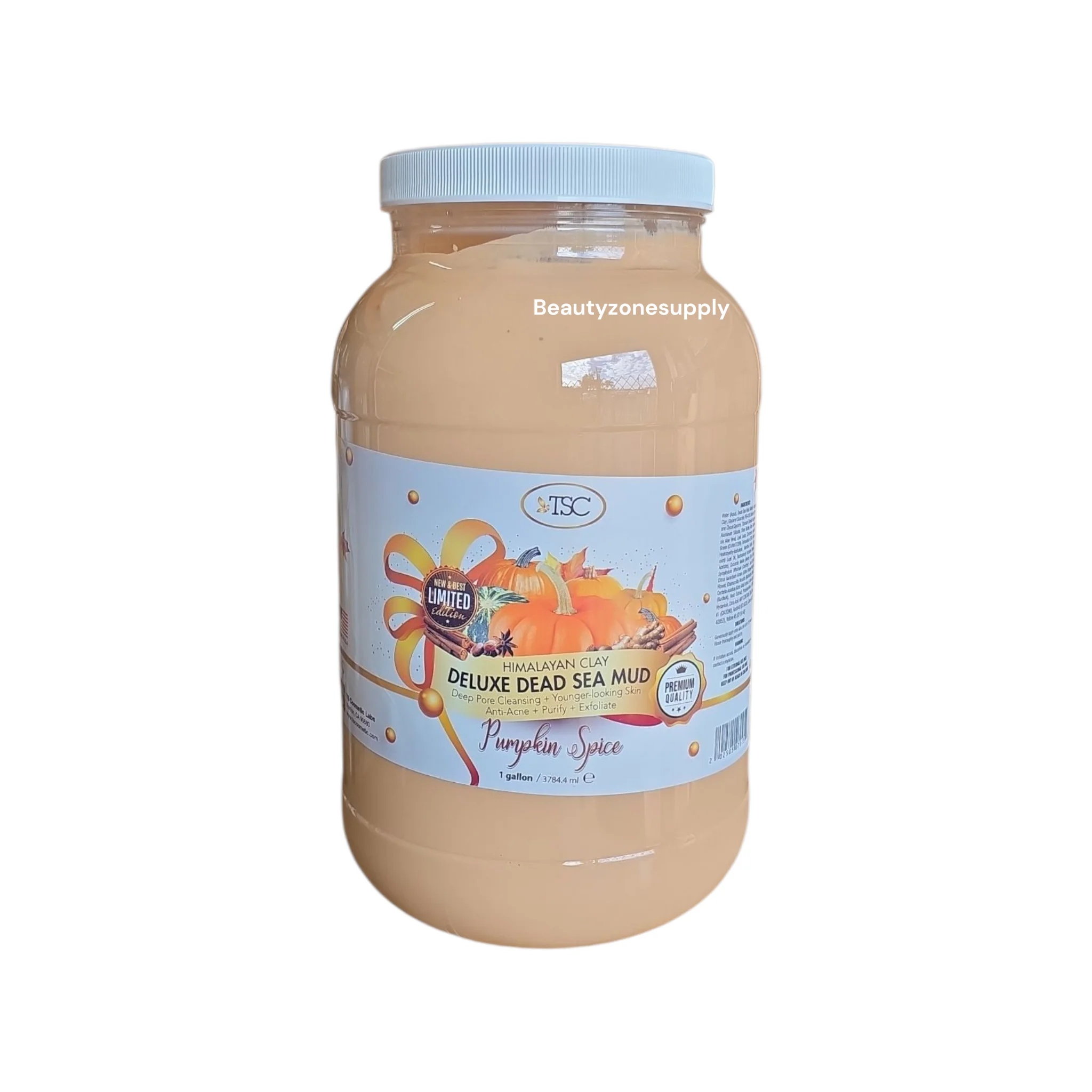 Pumpkin Spice Deluxe Dead Sea Mud Mask Gallon - Image 3