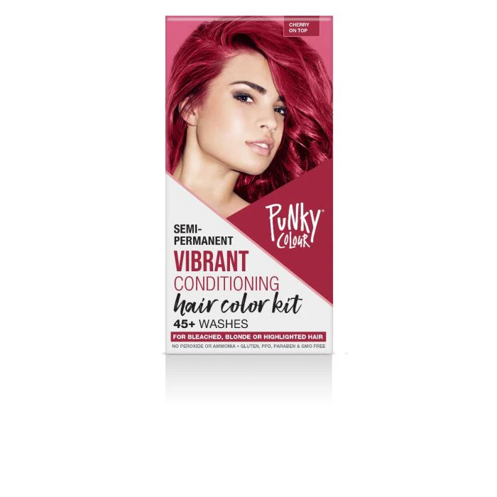 Punky Colour Semi-Permanent Hair Color Kit Cherry on Top #91041