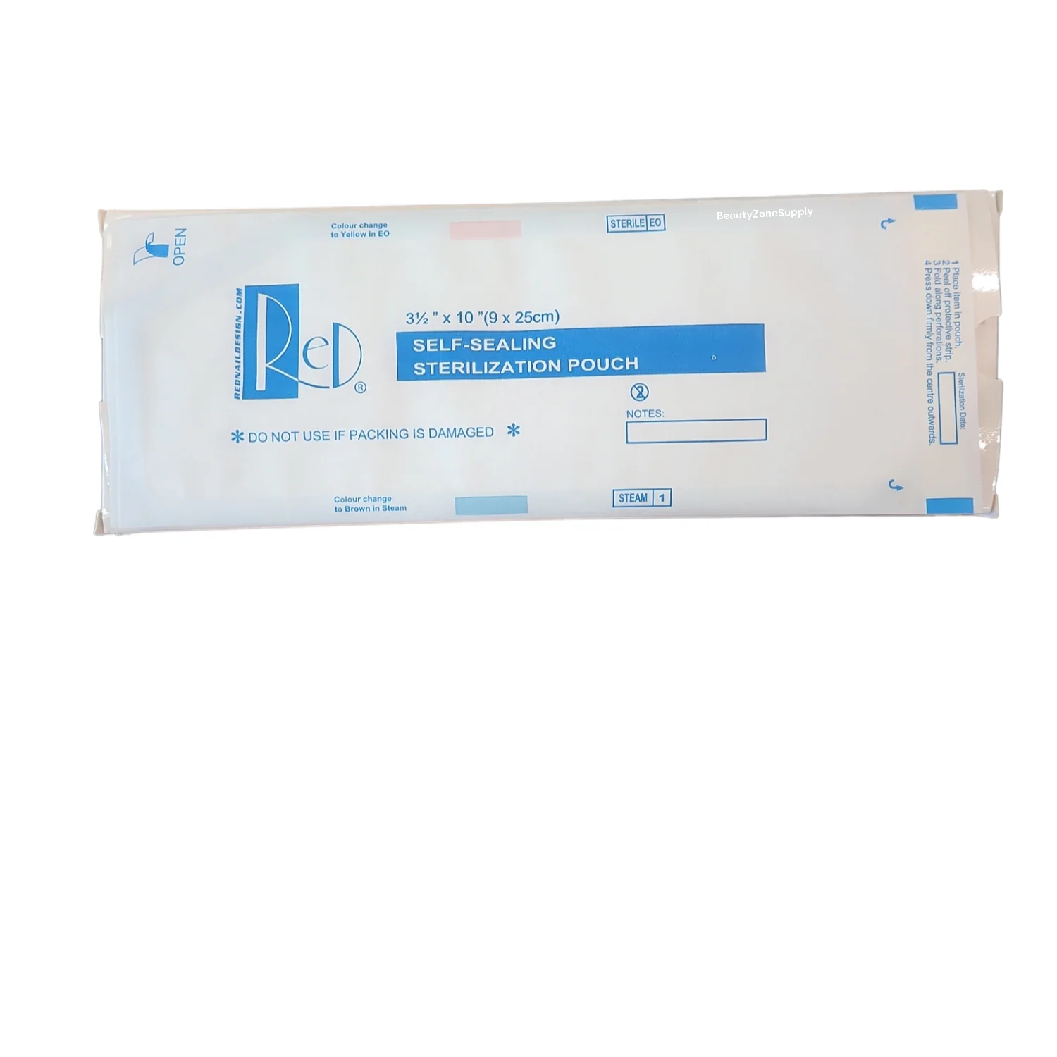 RED Sterilizer Pouch Large - Box 200 pc - Image 2