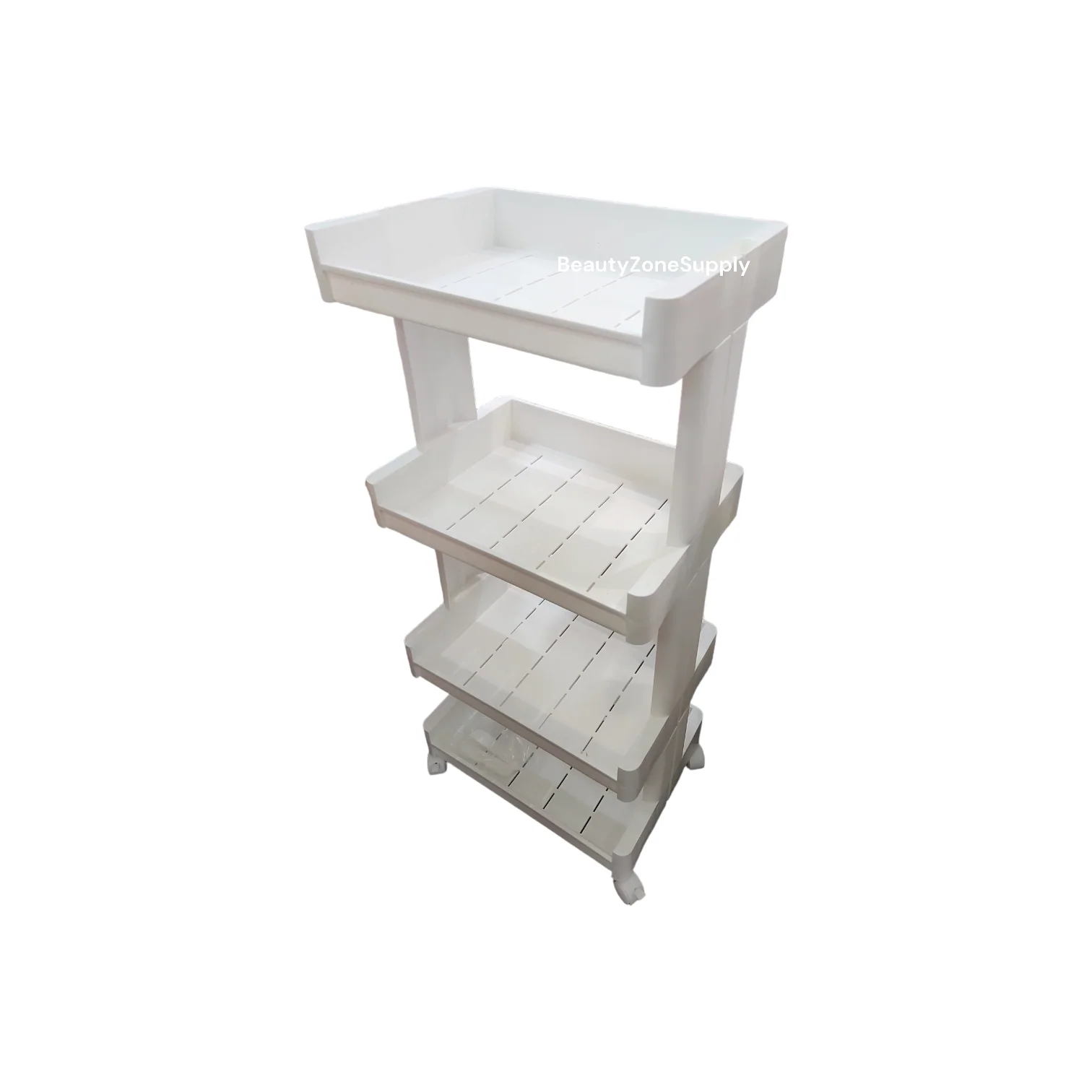 Rolling Cart 4 Tier Trolley White RC02 - Image 2