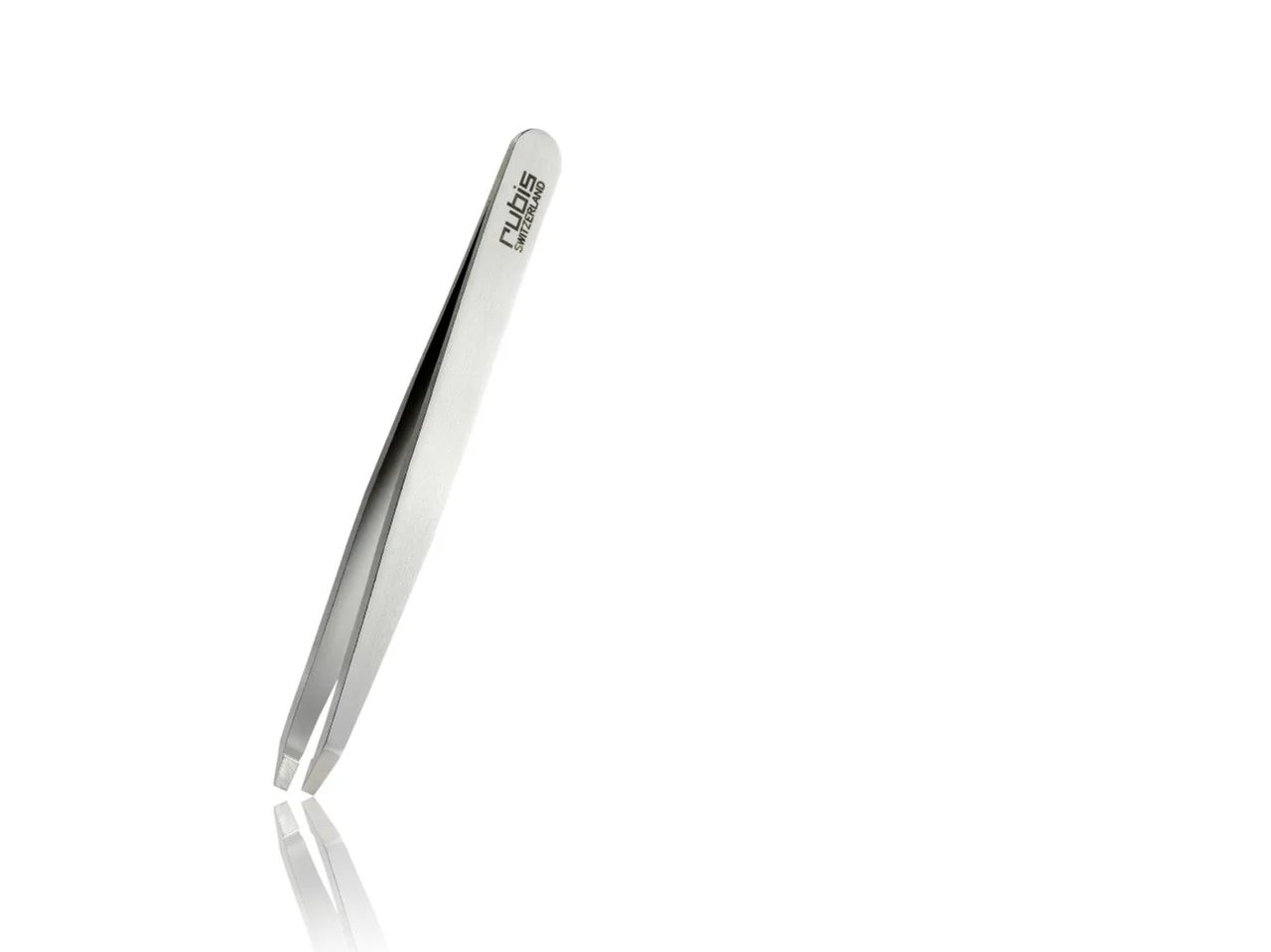 Rubis Switzerland Swiss Tweezers Stainless Steel Straight Tip 3-3/4" #18815