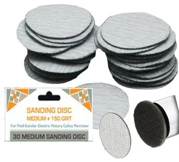 Sanding Disc Coarse for Callus Remover Zebra  Medium 150 grit - pack of 30pcs