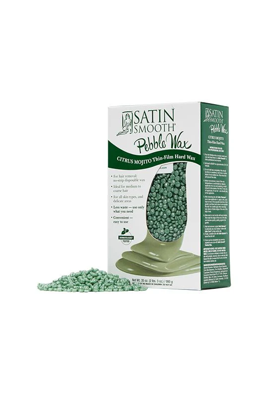 Satin Smooth Pebble Wax Citrus Mojito Thin Film 35 oz #814207 - Image 2