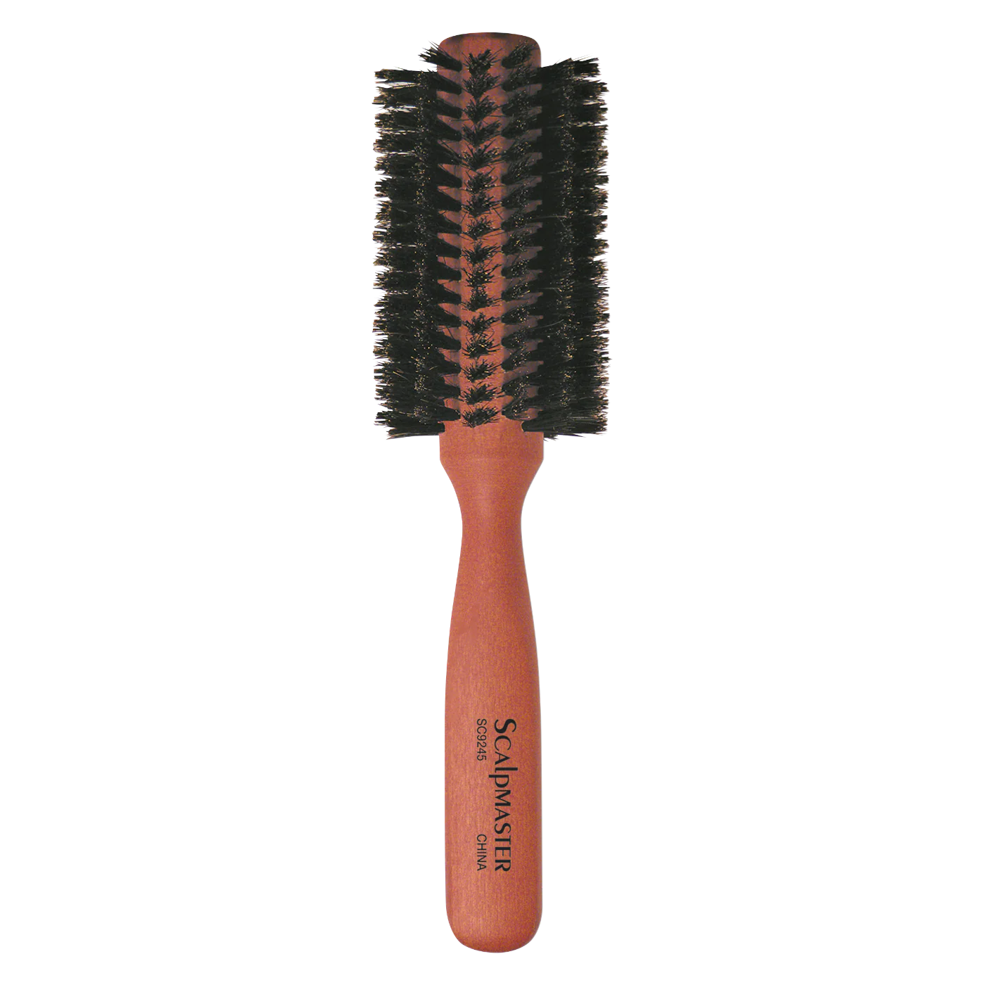 Scalpmaster Boar Bristle Wooden Handle Round Brush - 2-1/2" #SC9245