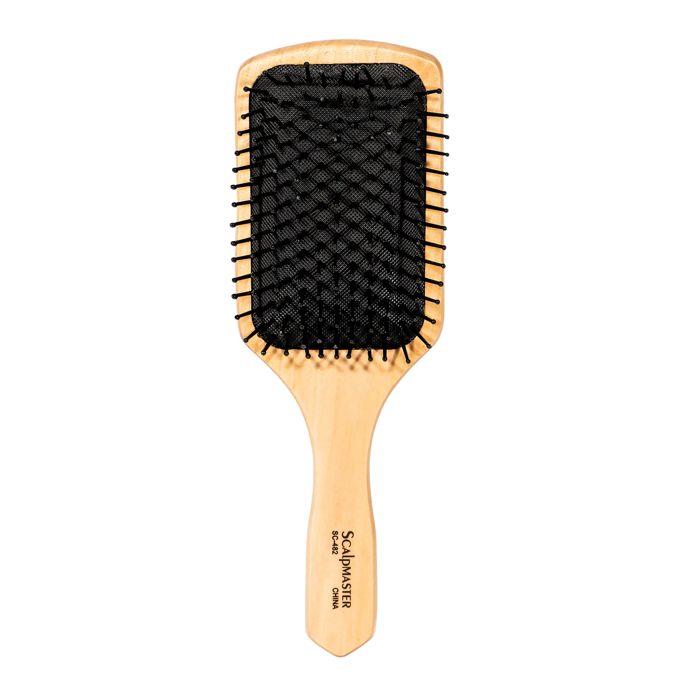 Cushion Paddle Rectangular Wood Brush, 13 Row #SC-482