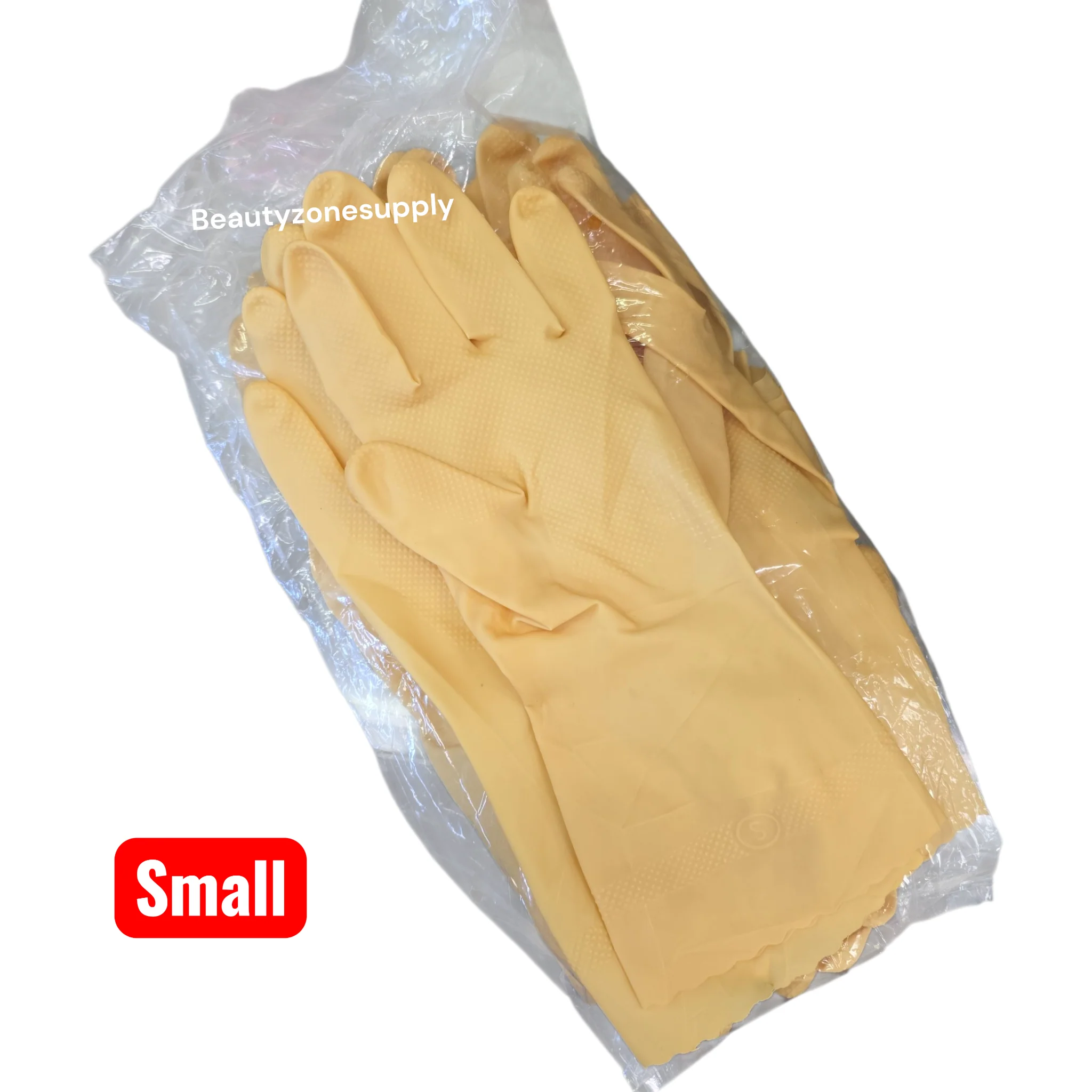 Shamrock Latex Canners Gloves Natural Color Pack 12 pairs - Image 14