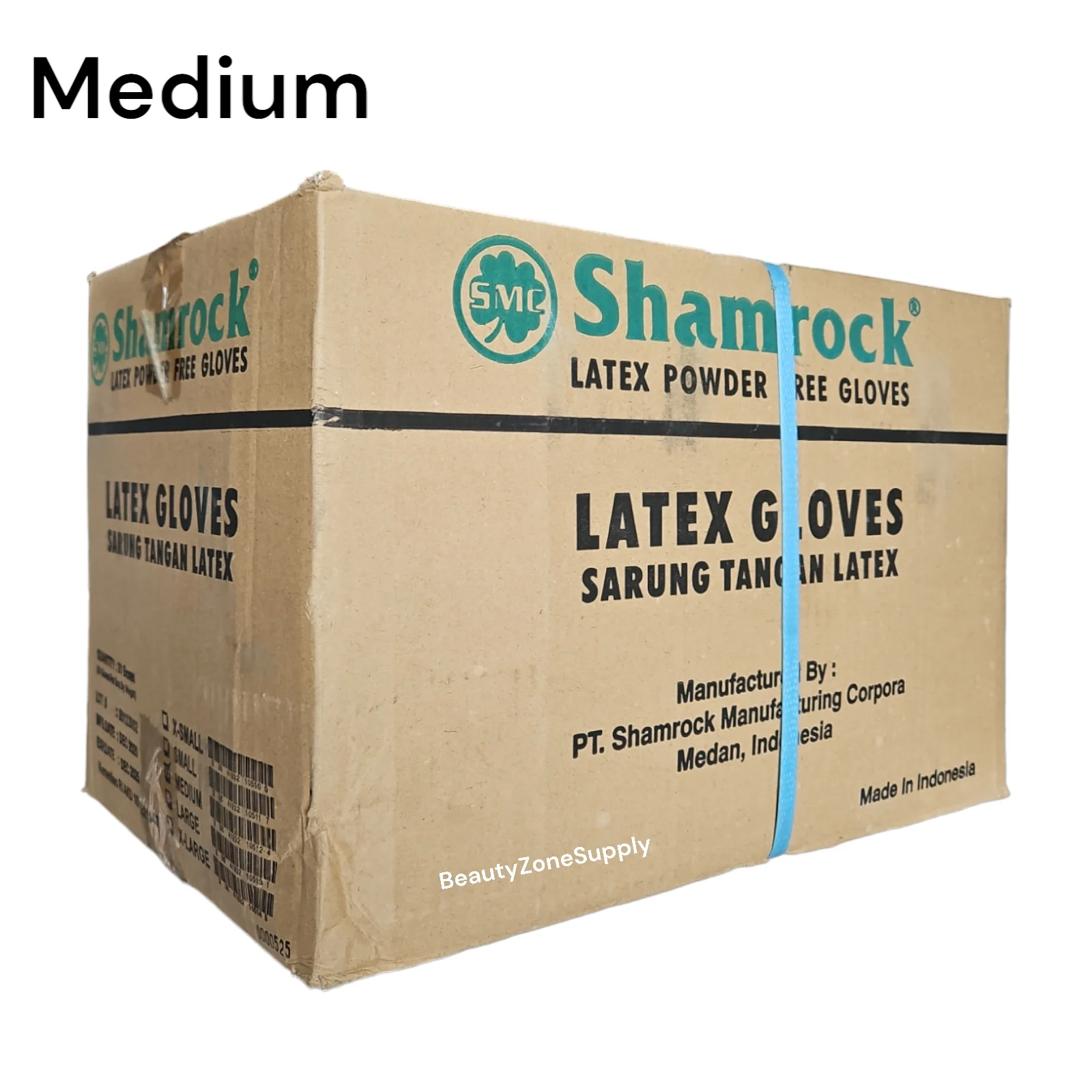 Shamrock Latex Gloves powder free Case 10 box Black - Image 4
