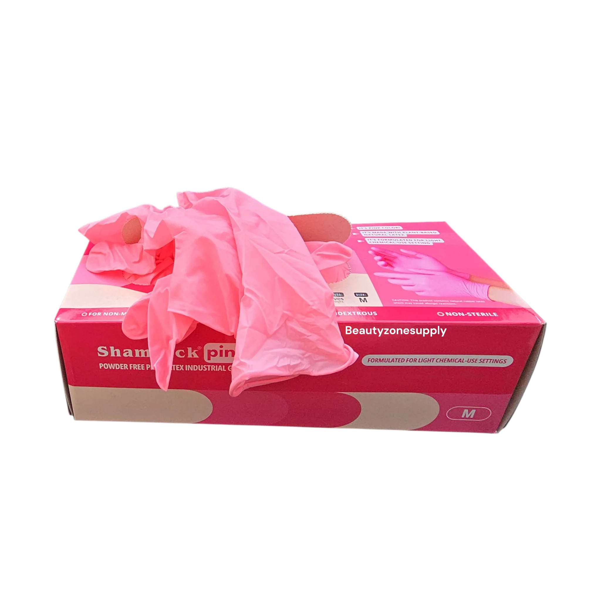 Shamrock Pinka Powder Free Latex Industrial Gloves Case 10 Box - Image 12