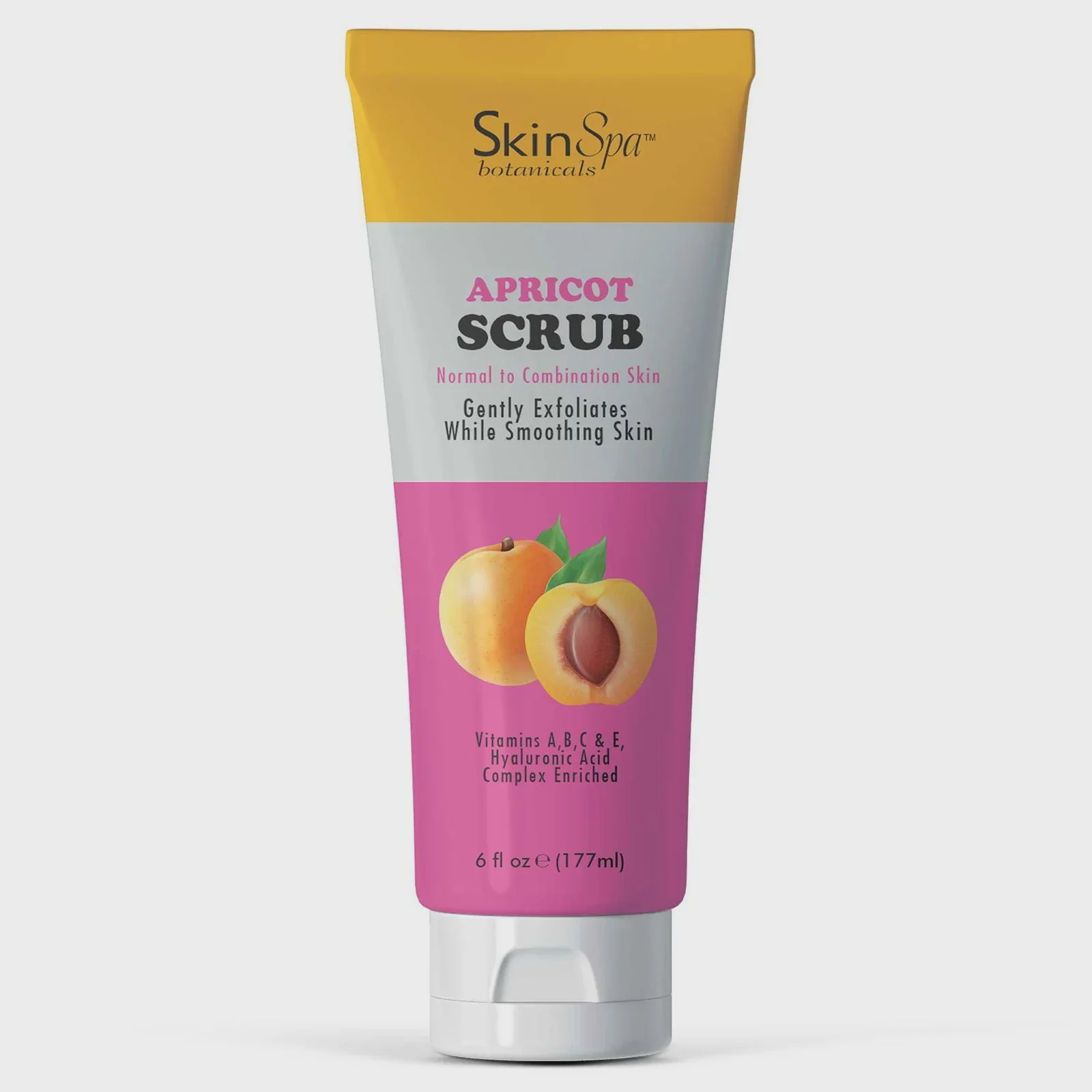 Skin Spa Apricot Facial Scrub 6 Oz