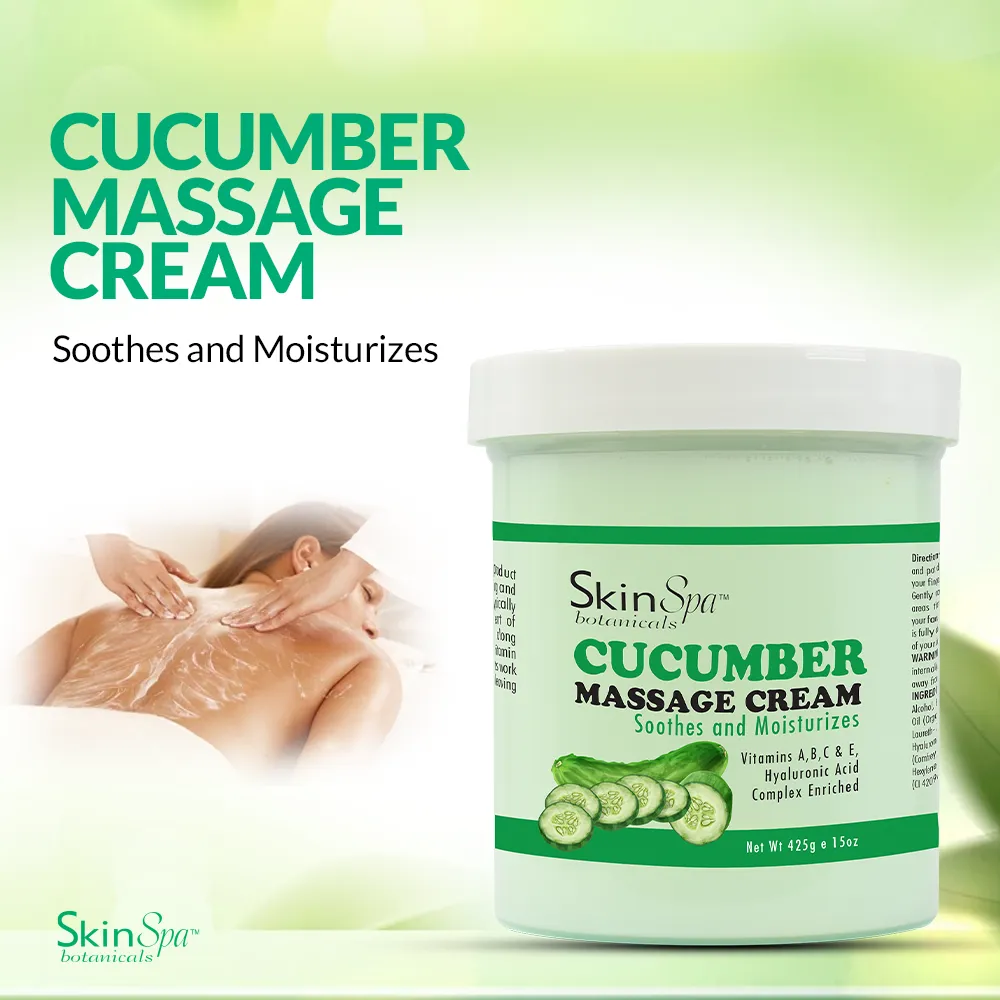 Skin Spa Cucumber Massage Cream 15 oz - Image 4