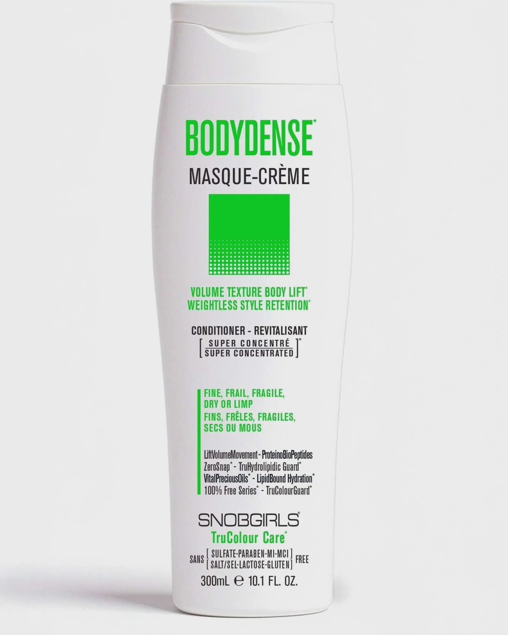 SNOBGIRLS BODYDENSE Masque Cream Conditioner 300 mL 10.1 Fl oz