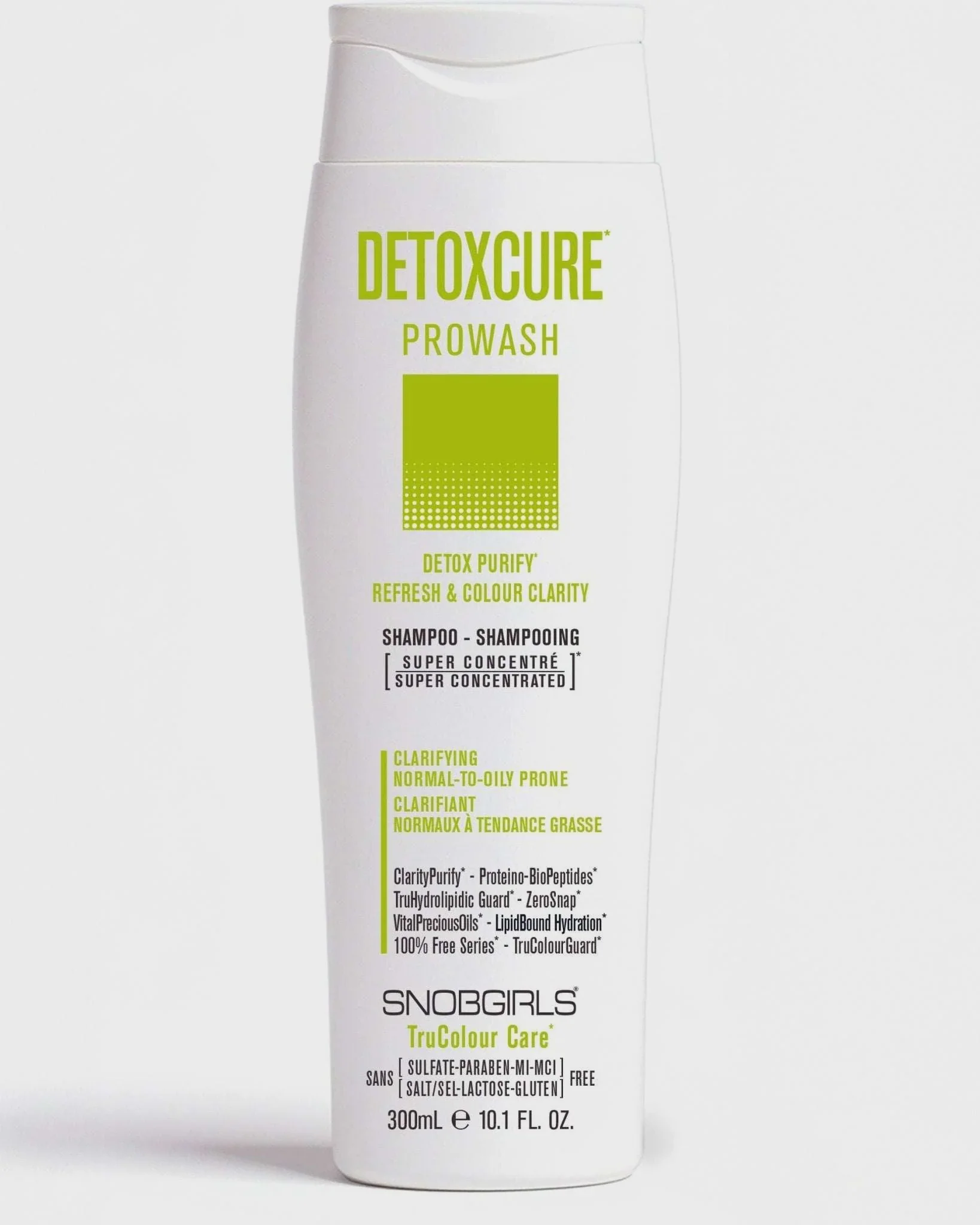 SNOBGIRLS DETOXCURE Vegan Shampoo 300 mL 10.1 Fl oz