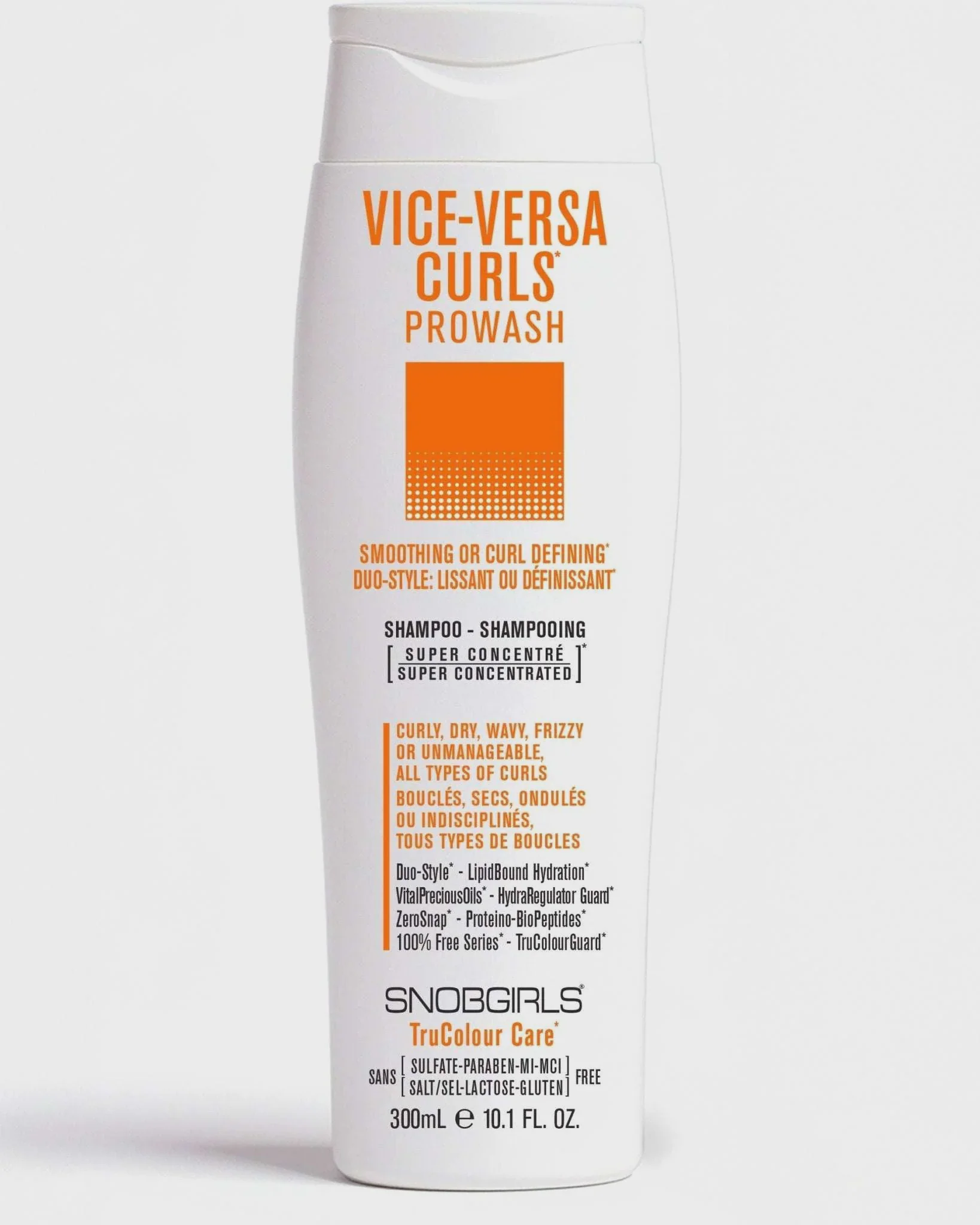 SNOBGIRLS VICE-VERSA CURLS Vegan Hair Shampoo 300 mL 10.1 Fl oz