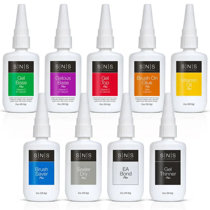 SNS Dip Liquid Nutri-Plus Bases and Sealers Refill 2 oz - Image 3
