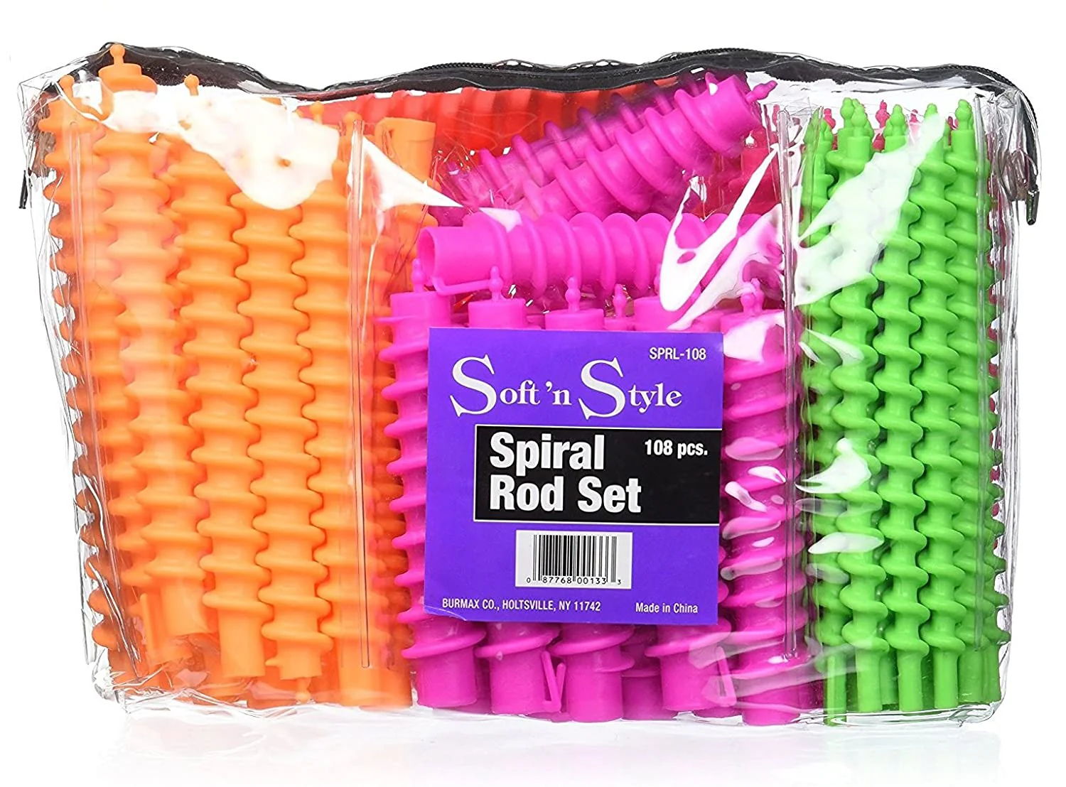 Soft 'n Style Spiral Rod Set 108 Pcs #SPRL-108 - Image 3