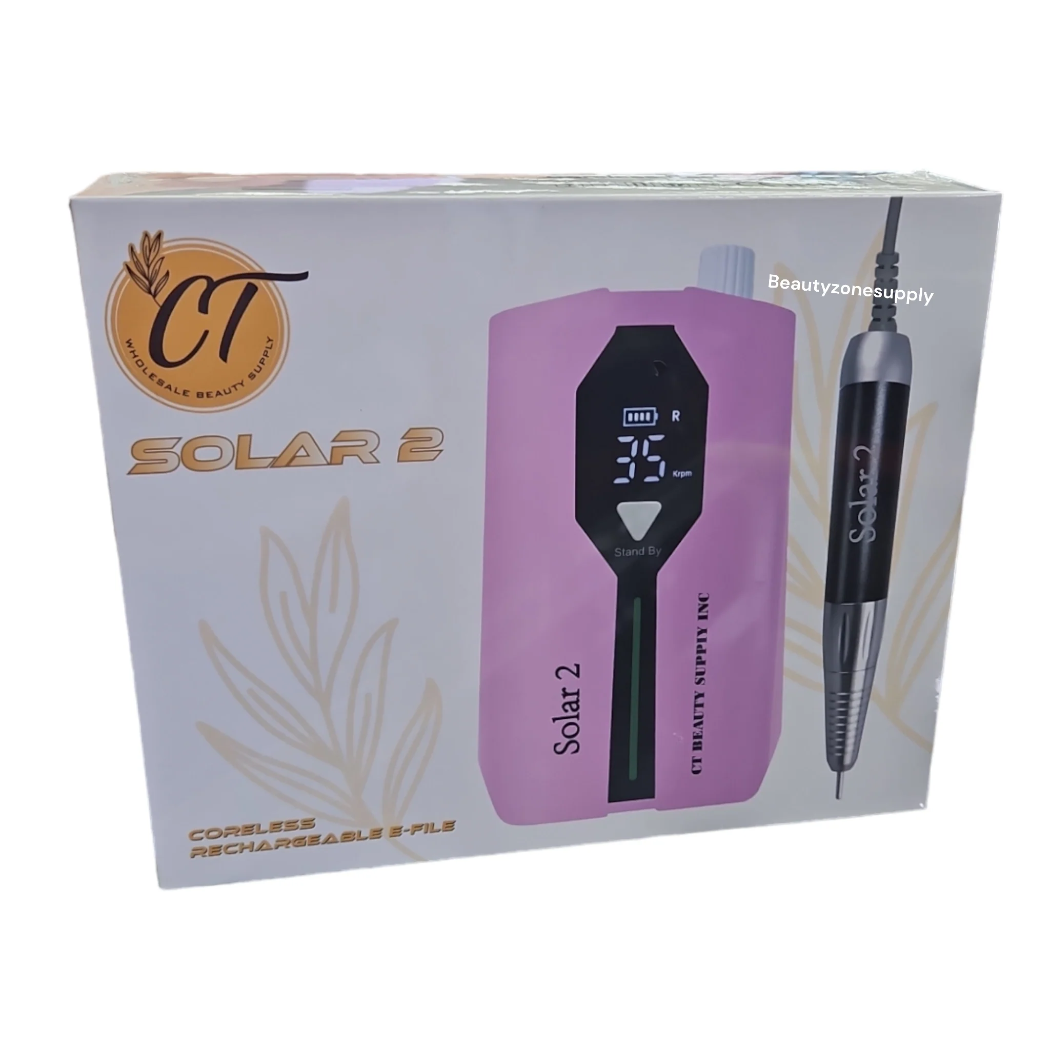 Solar 2 Nail Drill Rechargeable cordless E-file - Image 4