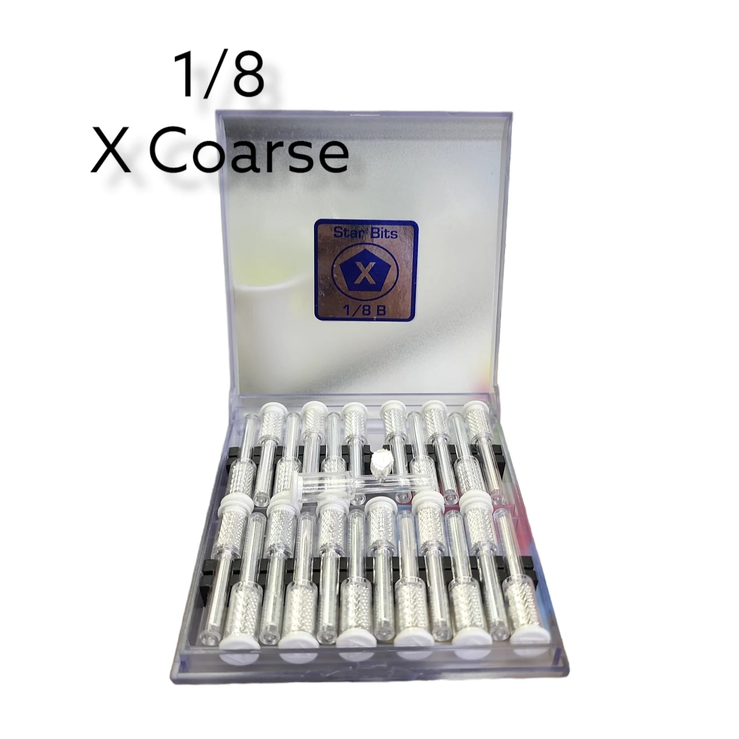 Star Bits Large Barrel Carbide Bit - X Coarse 1/8" Silver