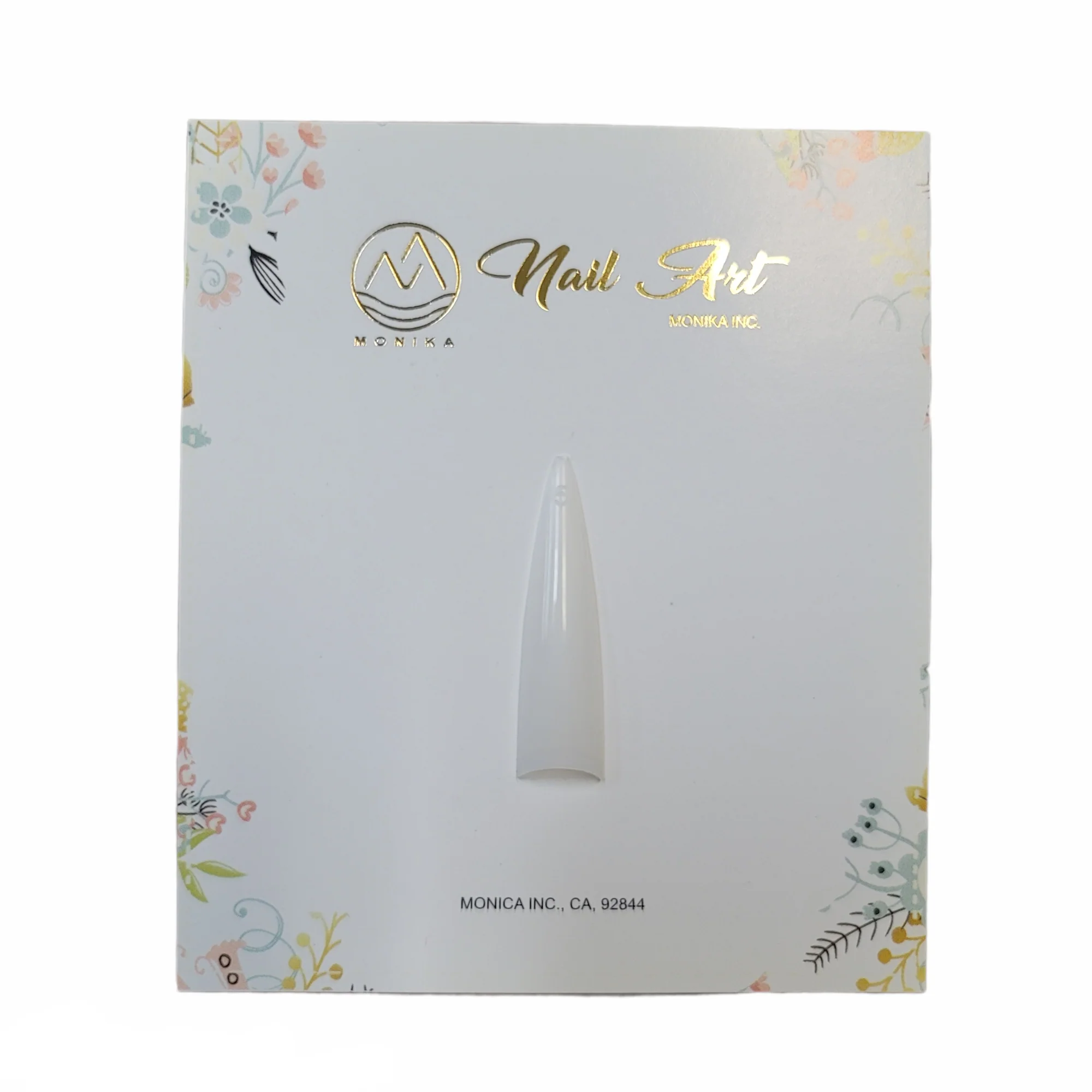 USN Stiletto Natural Nail Tips Refill – 50 Piece Bag - Image 11