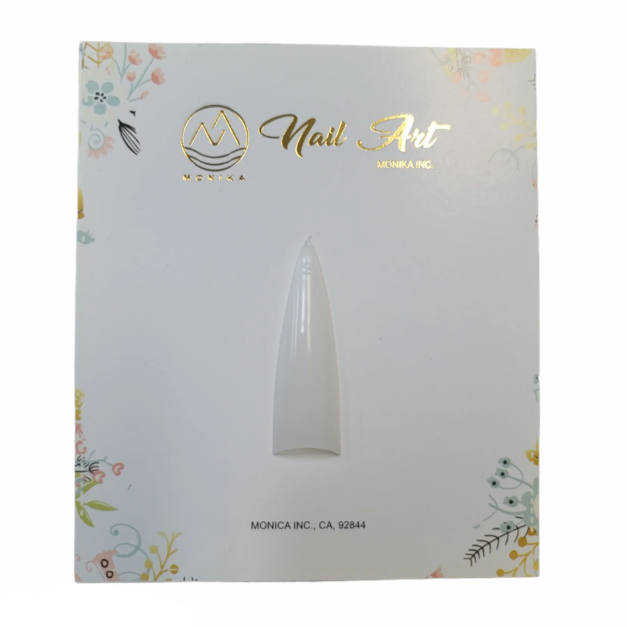 USN Stiletto Natural Nail Tips Refill – 50 Piece Bag - Image 17