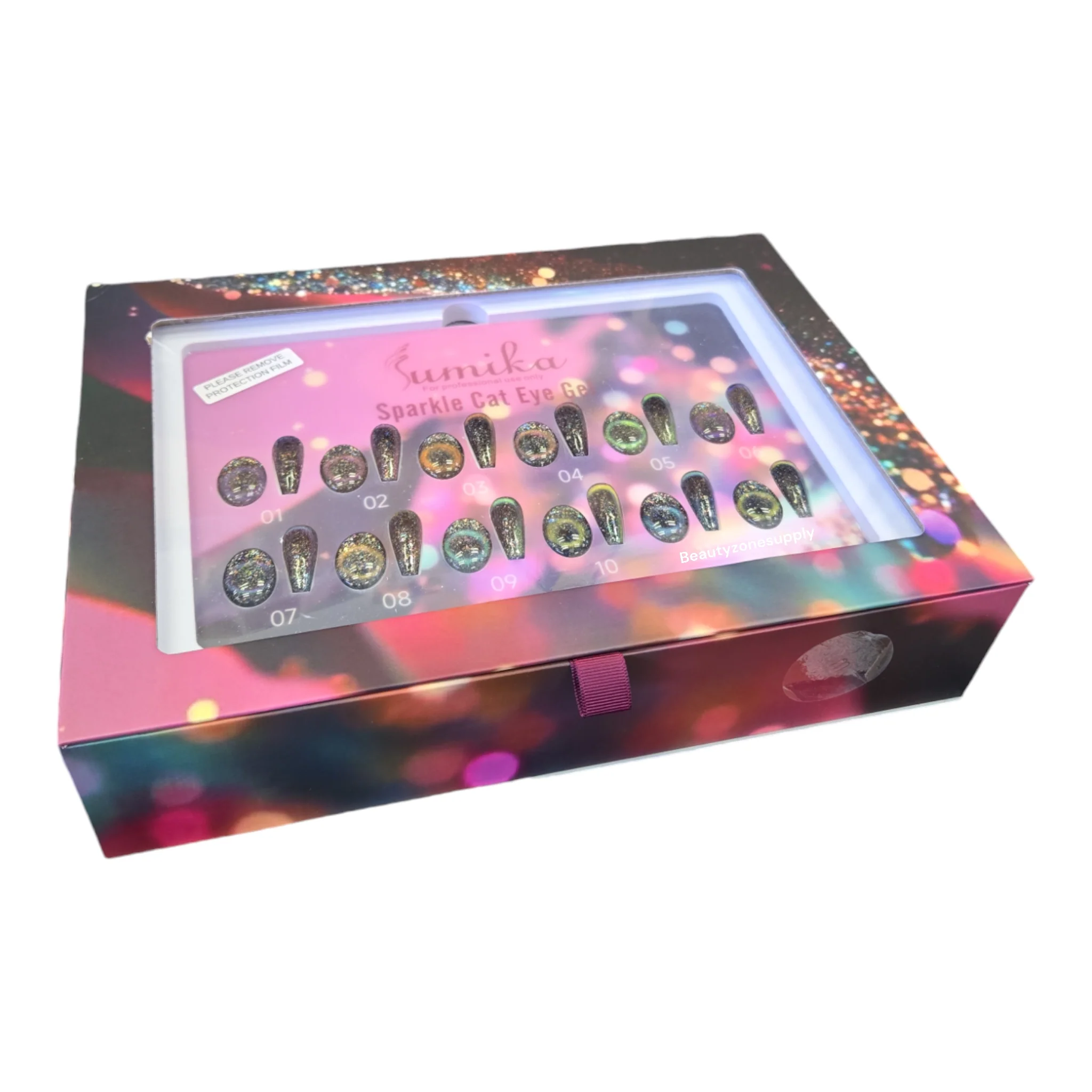 Sumika Gel Sparkle Cat Eye Gel Set 12 Color - Image 3