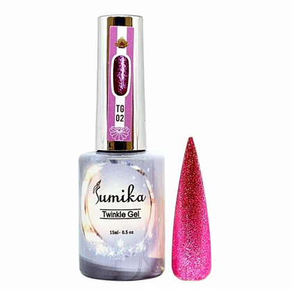 Sumika Soak off Gel Twinkle Gel .05 oz Set 01 - Image 2