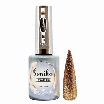 Sumika Soak off Gel Twinkle Gel .05 oz Set 01 - Image 4