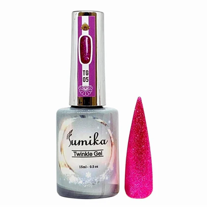 Sumika Soak off Gel Twinkle Gel .05 oz Set 01 - Image 6