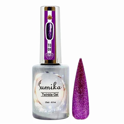 Sumika Soak off Gel Twinkle Gel .05 oz Set 01 - Image 9