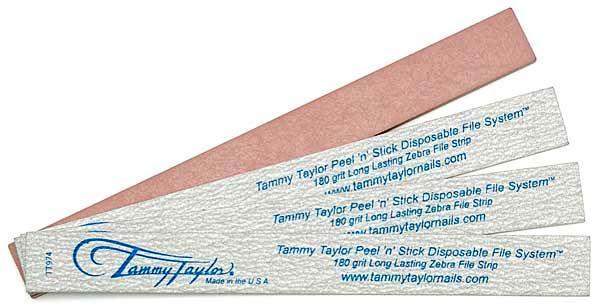 Tammy Taylor Peel 'N' Stick Disposable File - 180 Grit - Pack of 50 count - Image 2
