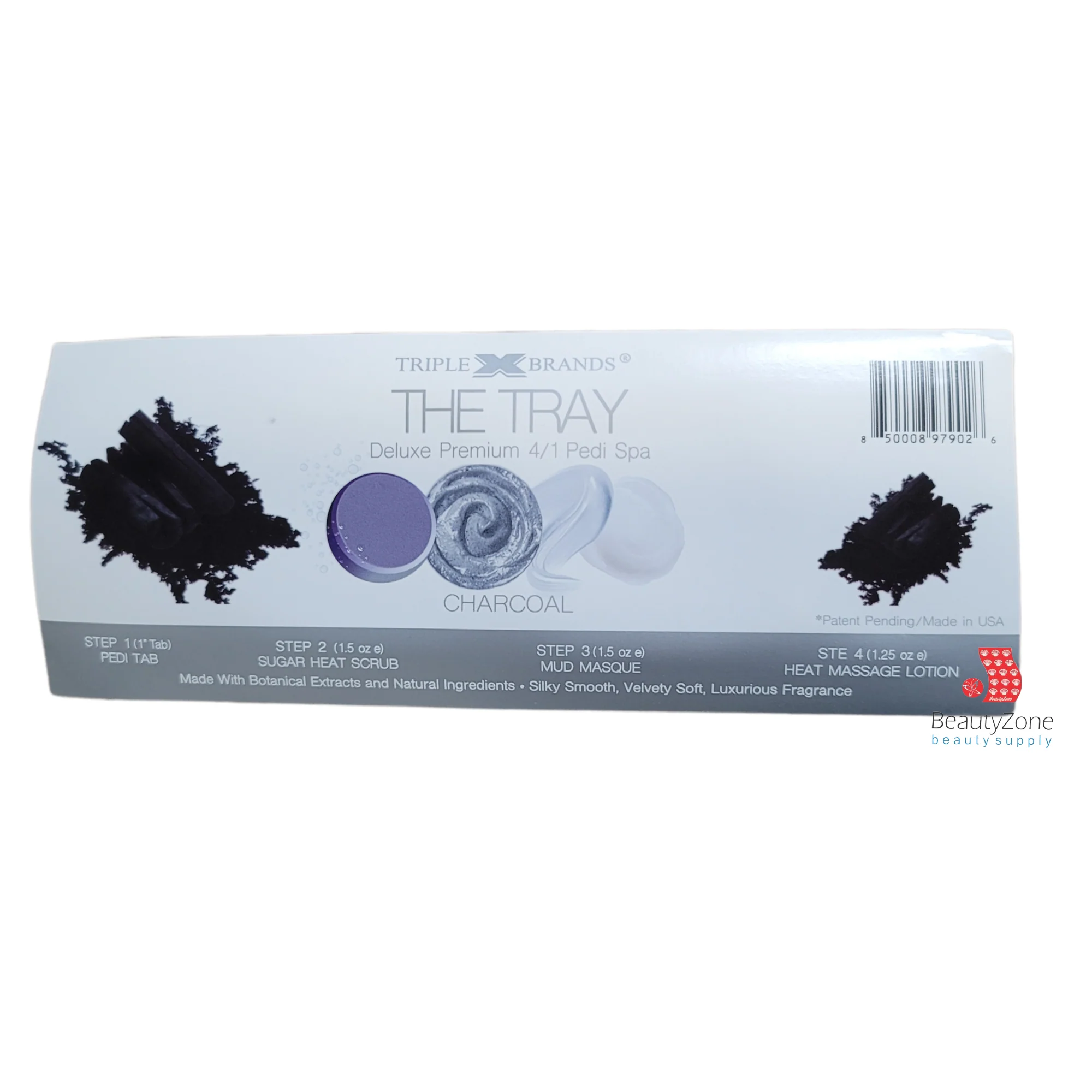 Triple X Deluxe Premium 4 in 1 Pedi Spa Charcoal