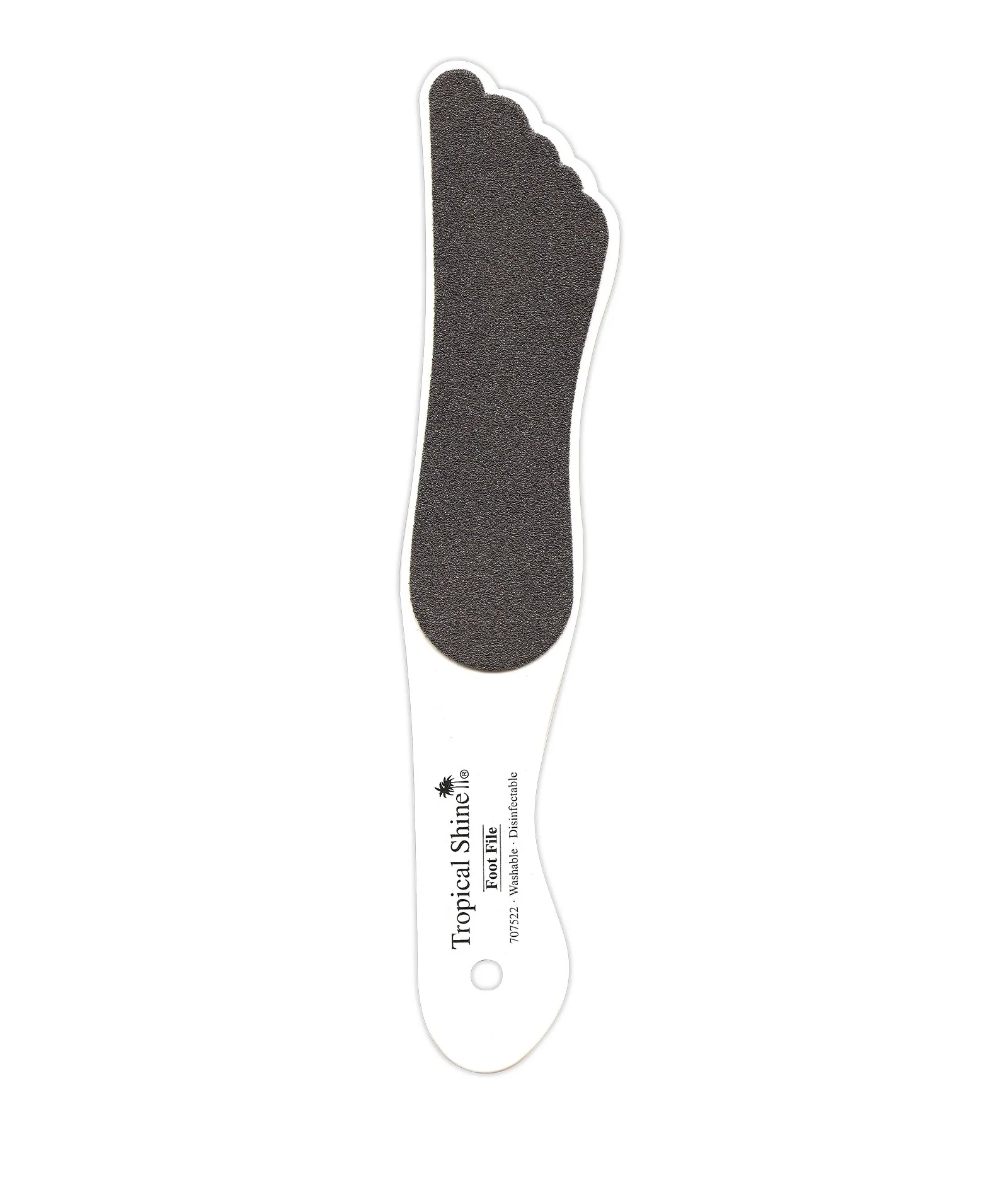 Tropical Shine Large Black Foot Nail File 100/180 #707522 - Image 2