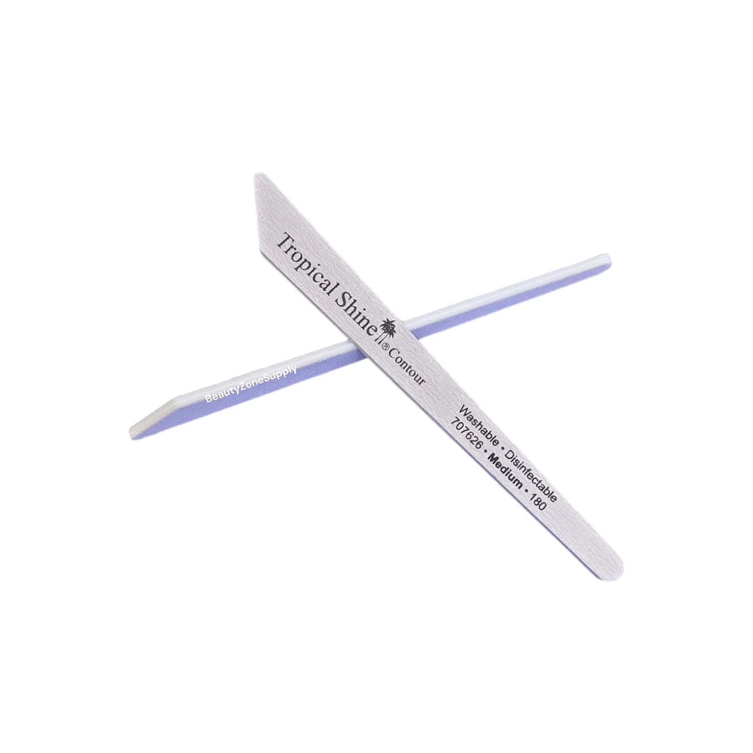 Tropical Shine Nail File Long Lasting Zebra Contour File 180 707626