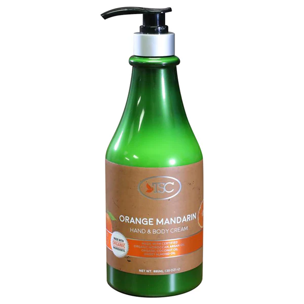 Tsc Organic Lotion Hand & Body Cream Orange Mandarin 30 oz - Image 3