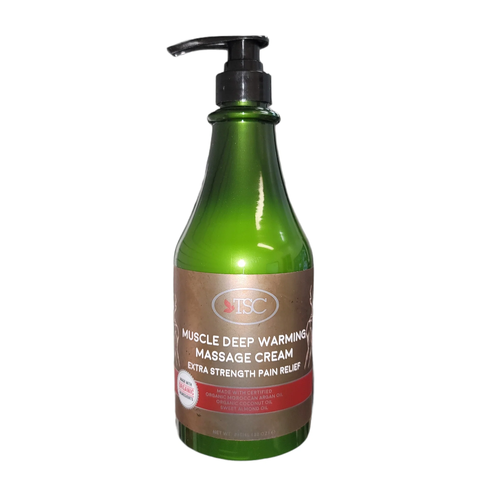TSC Organic Lotion Muscle Deep Warming Massage Cream 30 oz