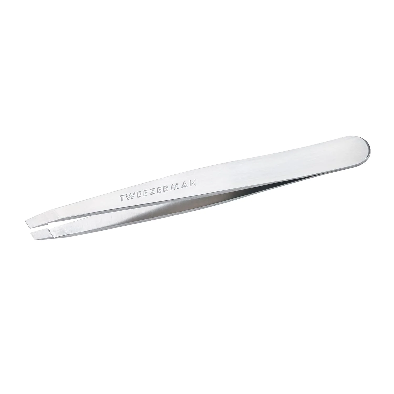 Tweezerman Professional Slant Tweezer Platinum Silver #1230-PSR
