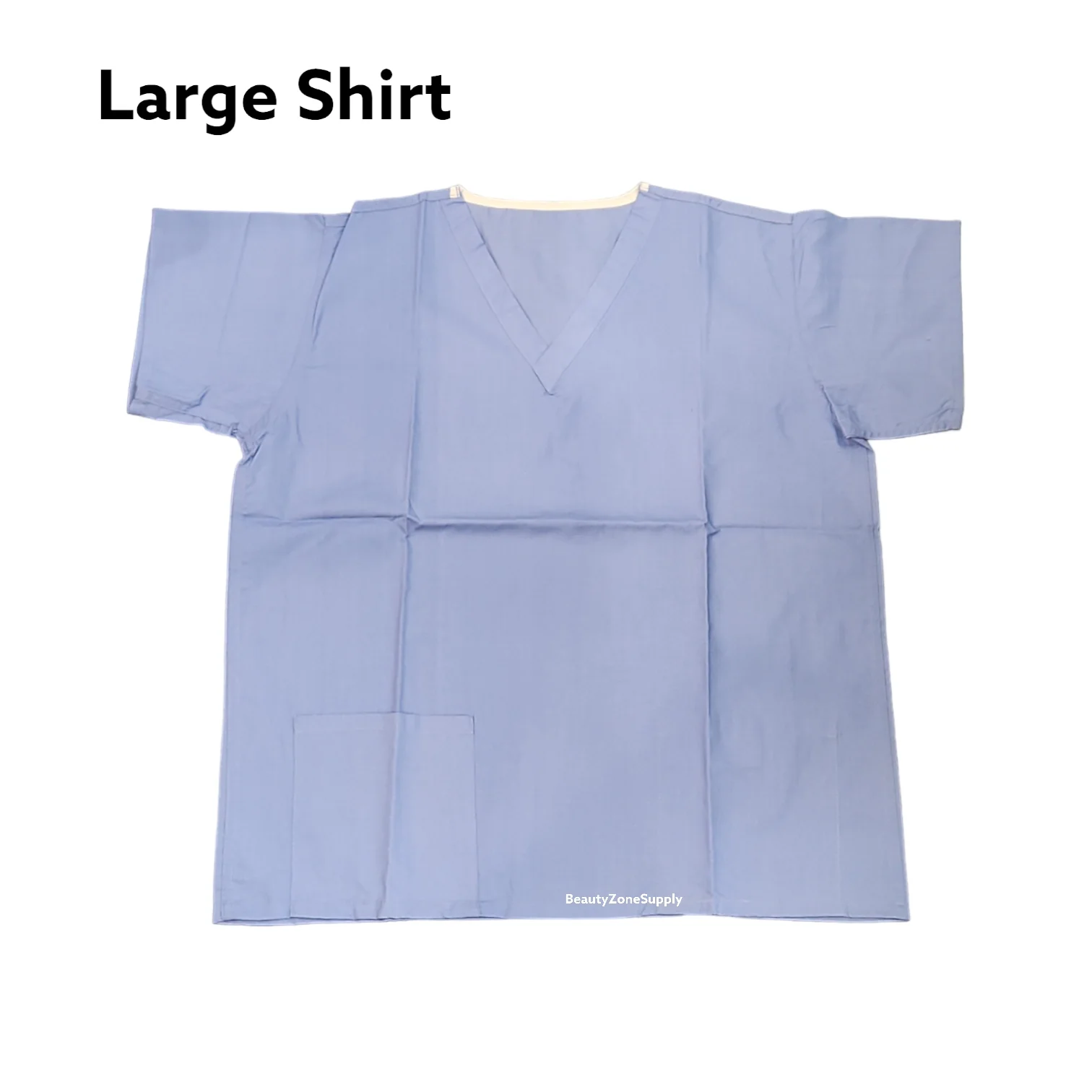 Unisex Blue Scrub Trousers and Shirt - Image 12