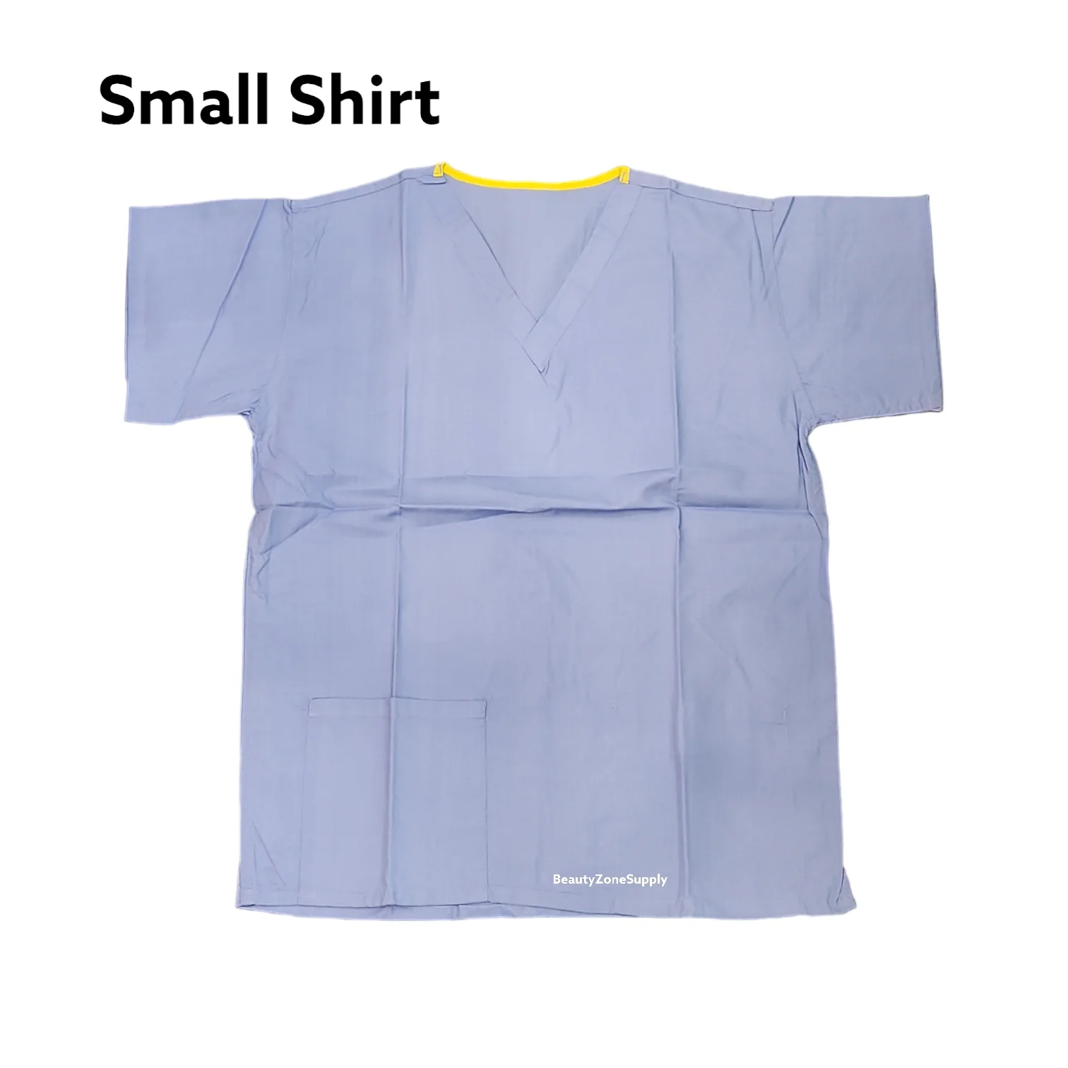 Unisex Blue Scrub Trousers and Shirt - Image 6