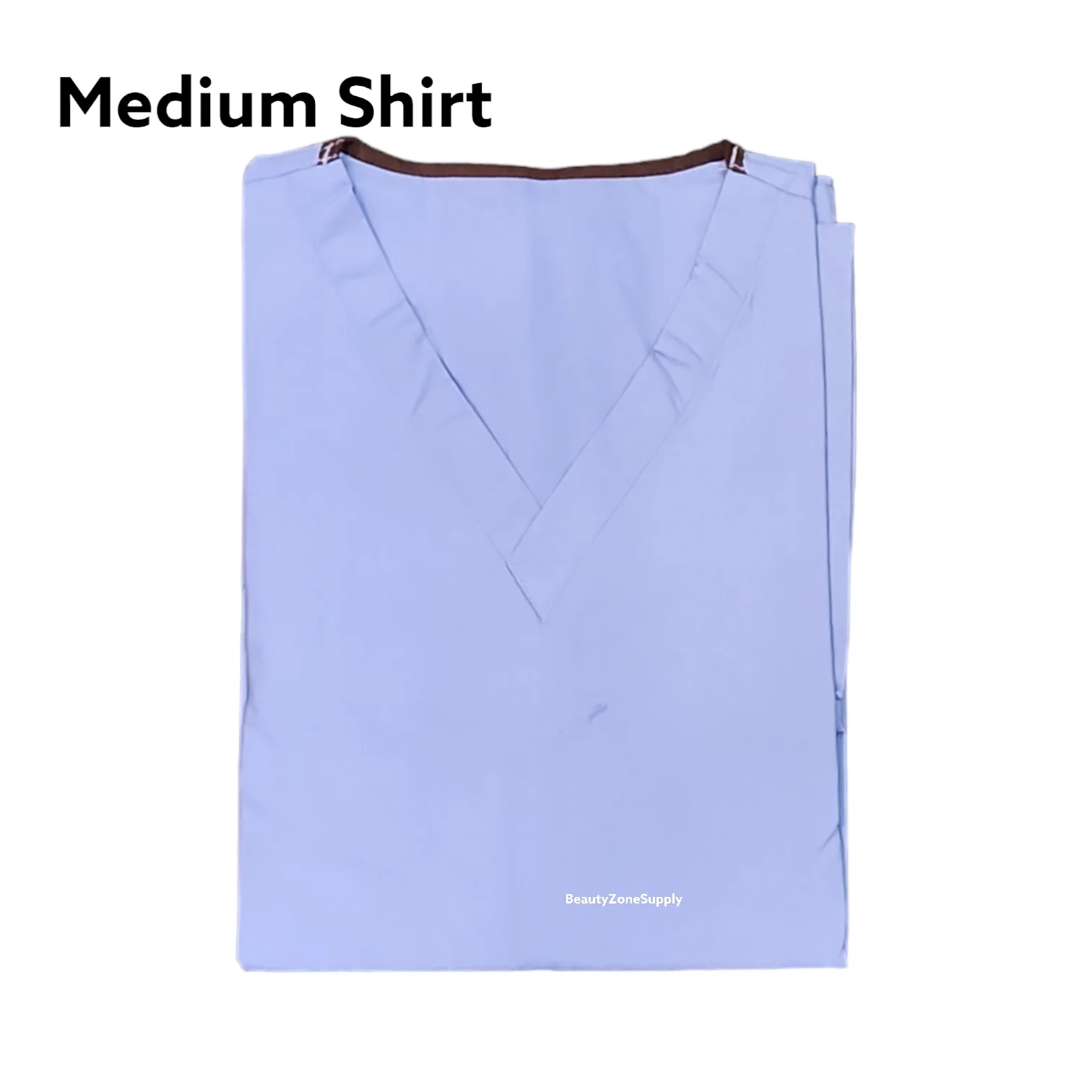 Unisex Blue Scrub Trousers and Shirt - Image 8