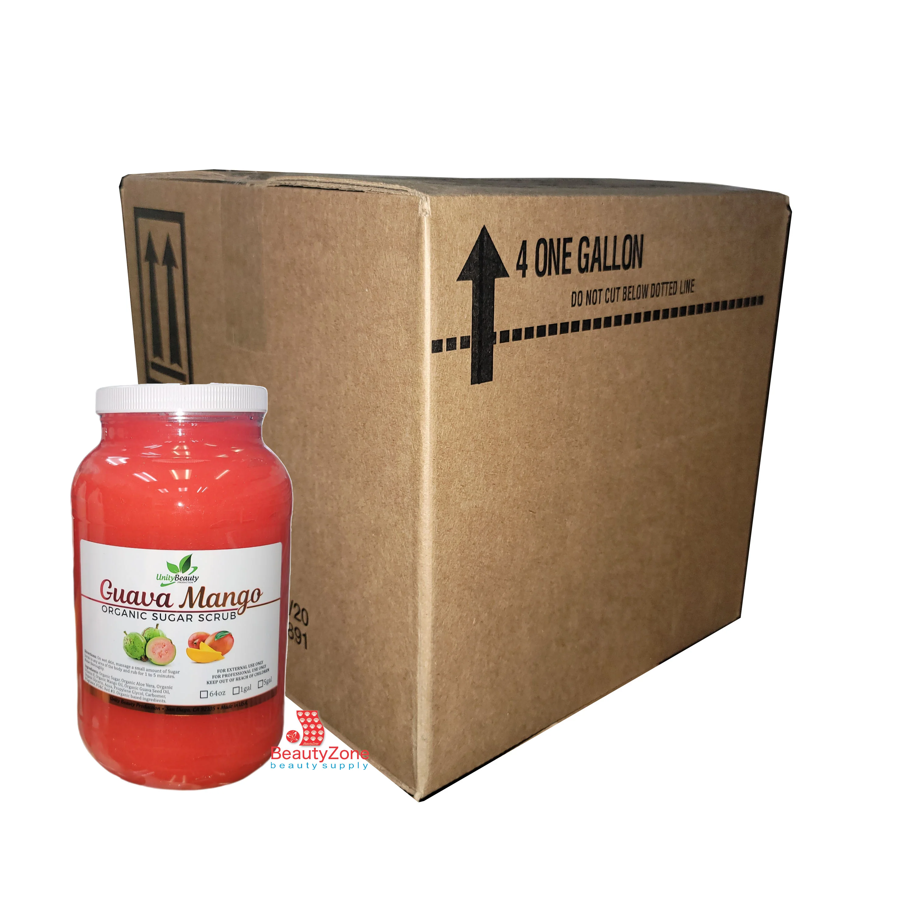Unity Sugar Scrub Guave Mango Case 4 Gallon