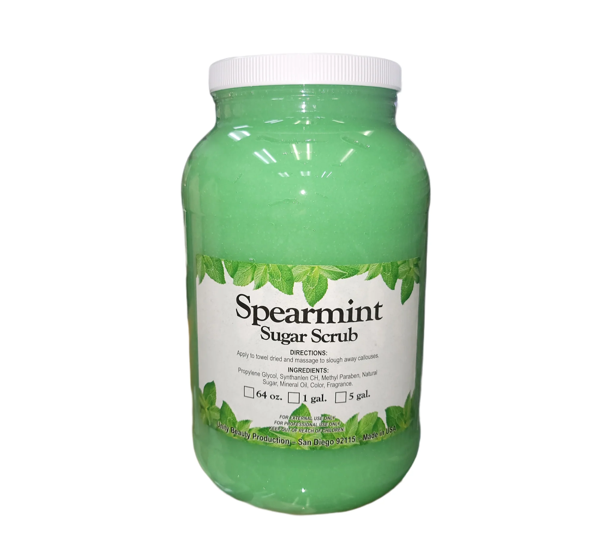 Unity Sugar Scrub Spearmint Gallon - Image 2