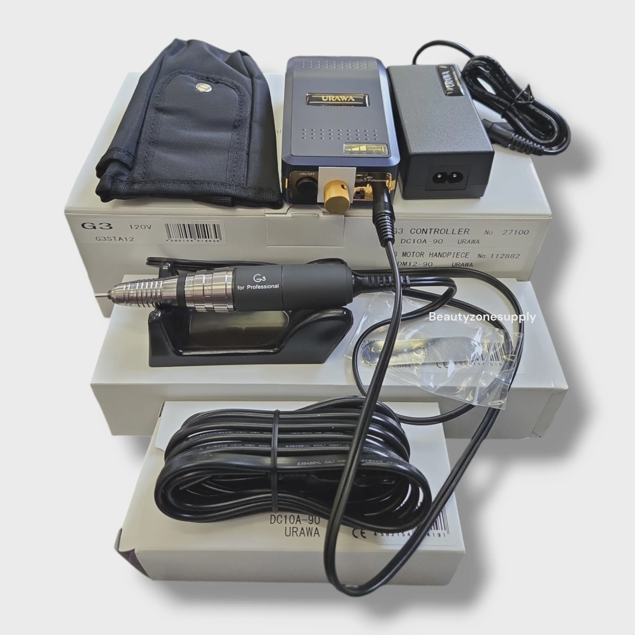 Urawa kupa Professional Portable Nail Drill G3 Blue - Image 3