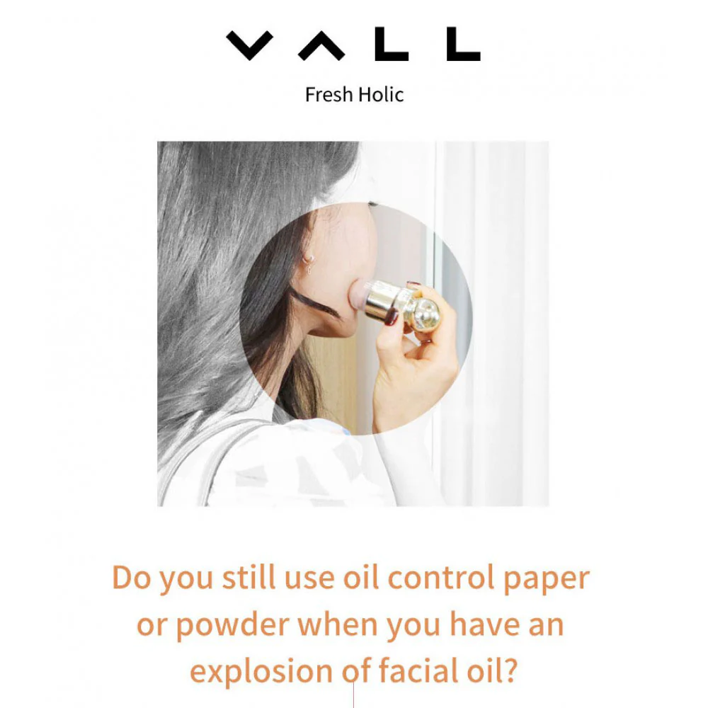 Vall Fresh Holic Face Oil Remover Stone Ball Gold - Image 2