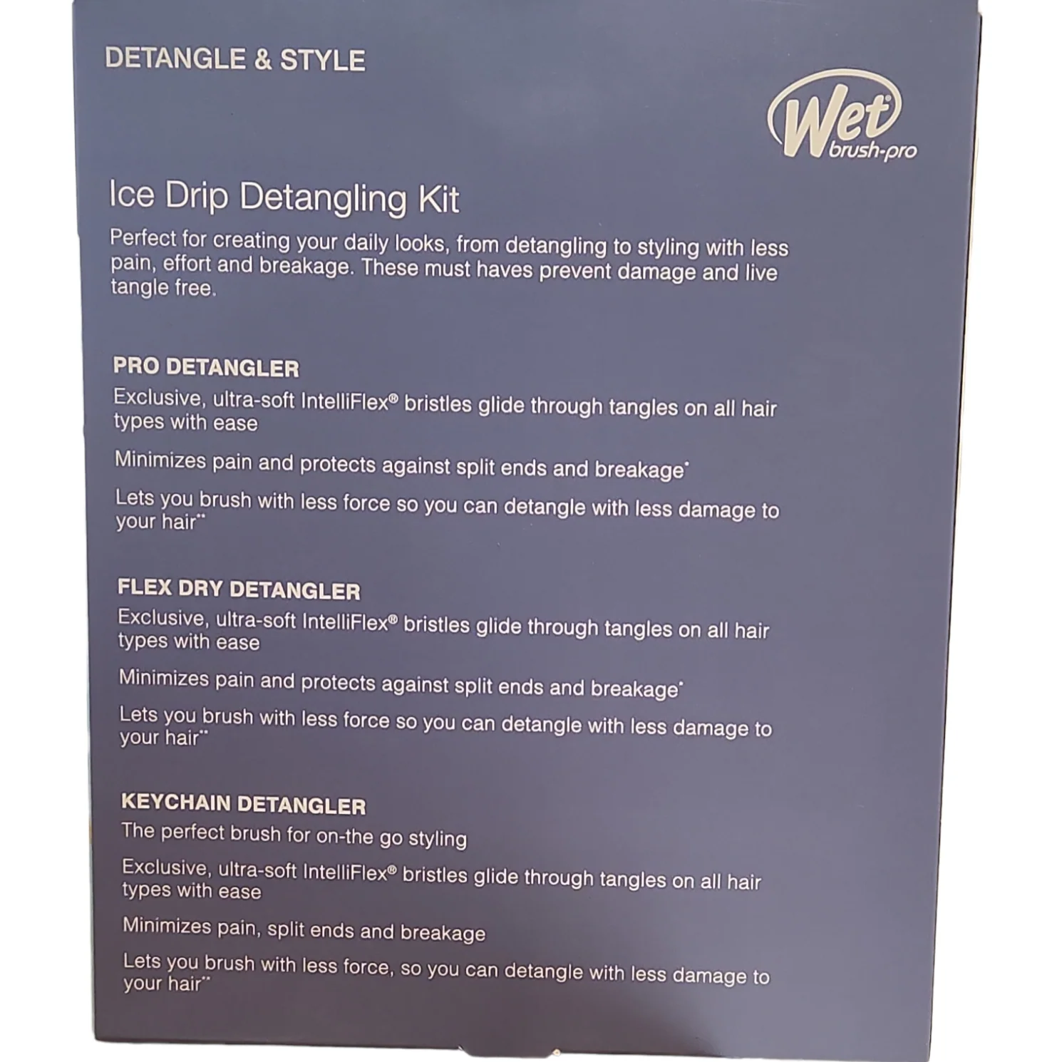 WET Pro Ice Drip Pro Detangler & Pro Flex Kit - Image 2