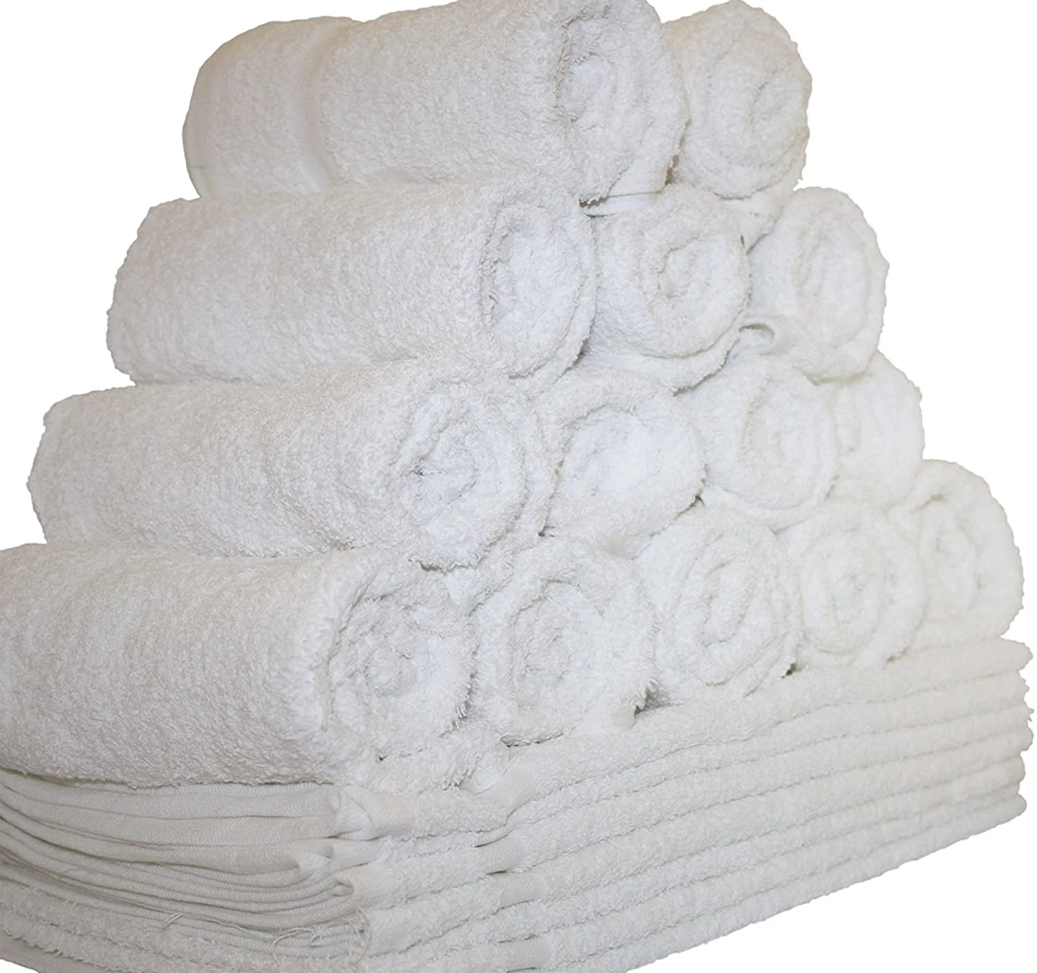 White Towels 16x27 For Nail Salon 12 pc / Pack